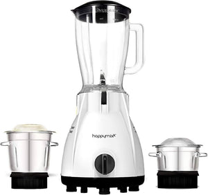 Happy Mixer | | 22000 Rotations/min | 90 Minutes Continuous Running | 3 Versatile Jars 1750 ml & 400 ml